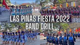 Las Piñas Fiesta Band Drill 2022  Steven Mateo TV [upl. by Oswin]