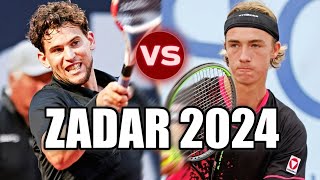 Dominic Thiem vs Lukas Neumayer ZADAR 2024 Highlights [upl. by Anyk]