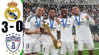 Real Madrid are the FIFA Intercontinental Cup 2024™ champions after beating Pachuca 30 [upl. by Reppart735]