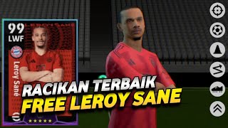 LARINYA NGEBUT BANGET REVIEW LEROY SANE EFOOTBALL 2025  LEROY SANE MAX LEVEL PES 2025 [upl. by Ander380]