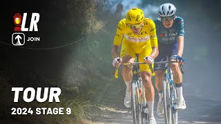 Pogacar Attacks Vingegaard on the Gravel  Tour de France 2024 Stage 9  Lanterne Rouge x JOIN [upl. by Rior]