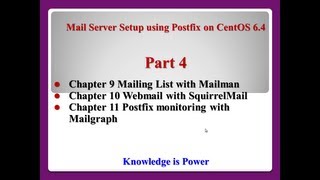 Mail Server Setup using Postfix on CentOS 64  part 47 [upl. by Nennerb]