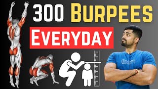 How Will HEIGHT INCREASE If You Do 300 BURPEES DAILY [upl. by Nylkaj]