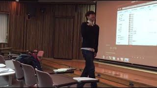 台大簡報課 103 期末超精彩表演：謝忠瑋之超級政治正確的小紅帽！ [upl. by Idnerb]