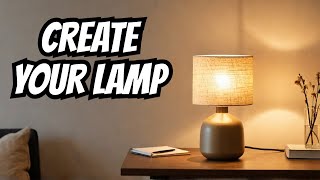 diy table lamp ideas  diy table lamp for study  table lamp kaise banate hain [upl. by Acinomad486]