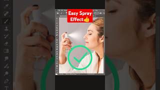 Realistic Spray Effect in Photoshop  Easy Tutorial photomanipulation shorts [upl. by Levitt81]