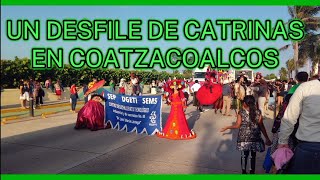 Desfile alegorico de catrinas en coatzacoalcos [upl. by Meehan862]