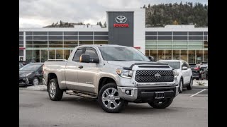 Silver Used 2019 Toyota Tundra SR5 Walkaround  Kelowna Toyota [upl. by Einnob]