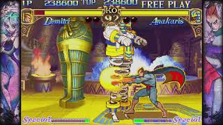 Darkstalkers The Night Warriors Xbox One Arcade as Demitri [upl. by Myo]