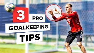 3 pro goalkeeper drills to improve your technique and handling [upl. by Einafit]