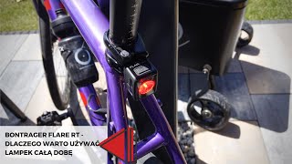 Bontrager Flare RT  idealna lampka do jazdy w ciągu dnia Plusy minusy opinia [upl. by Heydon]