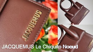 JACQUEMUS Le Chiquito Noeud leather shoulder bag [upl. by Tiffanie]