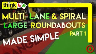 ROUNDABOUTS How to deal with Spiral amp Multilane Roundabouts Part 1  Filmed in Basingstoke [upl. by Anirrak]