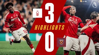 Ola Aina THUNDERBOLT 🤯  Forest 30 West Ham United  Premier League Highlights [upl. by Akinimod]