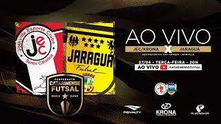 CAMPEONATO CATARINENSE SÉRIE OURO 2023  JECKrona X Jaraguá Futsal [upl. by Elery295]