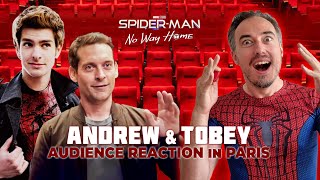 Andrew Garfield  Tobey Maguire  Audience Reaction  Spiderman No Way Home [upl. by Klinger759]