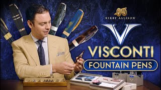 Are these the best fountain pens in the world Visconti Fountain Pens  Now Available [upl. by Hemetaf]