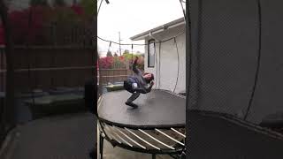 Henry Gellerman mogul skiing trampoline training [upl. by Noell784]