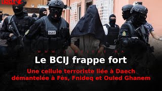 Le BCIJ frappe fort  Une cellule terroriste démantelée à Fès Fnideq et Ouled Ghanem [upl. by Dahl]