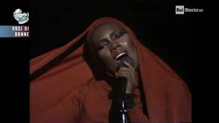 Grace Jones in concert  1978 [upl. by Elladine]