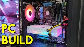 i7 3770  Rx 580 8gb 2048sp pc build in 2024 [upl. by Nelie]