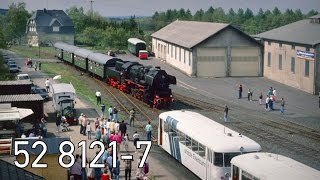 52 81217 Erste Sonderzüge auf der Westerwaldbahn  Bergauf nach Bindweide Mai 1994 [upl. by Yasu]