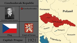 The History of Czechoslovakia Every Year [upl. by Ehud329]