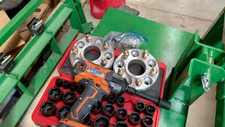 1025R 15quot BroTek Wheel Spacer Install [upl. by Inajar]