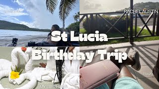 ST LUCIA BIRTHDAY TRIP  TRAVEL EXPLORE ATV RIDING  MORE [upl. by Gavini]