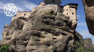 Meteora Greece Amazing Places 4K [upl. by Sirred325]