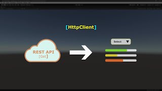 Feed REST API Data to Unity UI Components  HttpClient  Unity Game Engine [upl. by Namaj718]