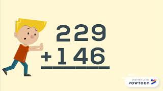 3 digit addition with regrouping [upl. by Arzed]