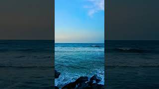 pondicherry beach view 🏄🏖️🌊⛱️ [upl. by Gerrilee]