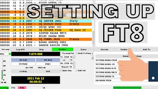 SETTING UP FT8  SETTING UP COMPUTER SIDE OF FT8  FT8 Tutorial [upl. by Sonja]