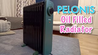 Pelonis Oil Filled Radiator  Space Heater  KC Mum Life [upl. by Inessa584]