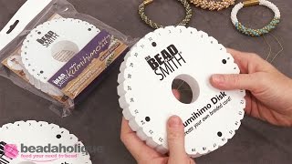 Product Demo Beadsmiths Double Density Kumihimo Disk [upl. by Lemuela121]