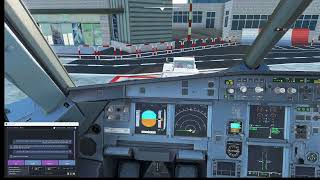 Alghero Milano ITA  imbarco Pushback startup taxi e decollo [upl. by Nathanil763]