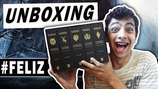 Unboxing BOX As Crônicas De Gelo E Fogo [upl. by Ahserak]