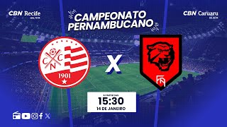 NÁUTICO 2X0 FLAMENGOPE AO VIVO  Campeonato Pernambucano com o time de craques do Futebol Globo CBN [upl. by Nwahsor]