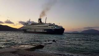 Rigel I Ship  Ventouris Ferries  Kefalonia [upl. by Holli]