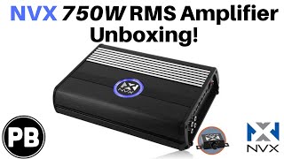 NVX 750w RMS Amplifier Unboxing  BDA7501 [upl. by Judye]