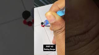 PART42How To Draw Dotting Art dottingtools shorts [upl. by Barboza]