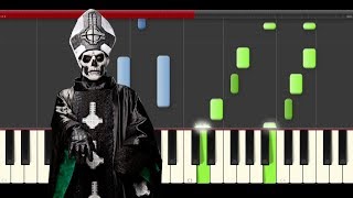 Ghost Body And Blood piano midi tutorial sheet partitura cover how to play [upl. by Nart]