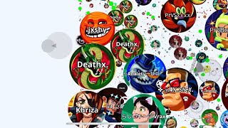 STACKED SERVER DESTRUCTION AGARIO MOBILE [upl. by Assennev]