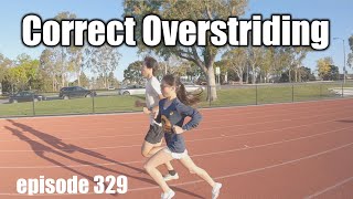 How to Correct Overstriding marathontraining marathon running [upl. by Adiaz]