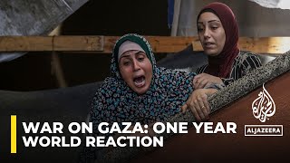 One year of Israel’s war on Gaza World Reaction [upl. by Esserac]