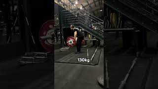 Barbell row 130kg motivation foryou fyp yt ytshort powerlifting bodybuilding trending [upl. by Glick]