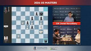 US Masters ROUND 5 by GM Daniel Naroditsky masters [upl. by Arodoet638]