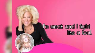 Bette Midler  To Deserve you Mix lyrics [upl. by Prakash]