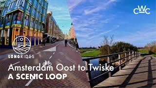 Amsterdam Oost to Twiske via Zaanse Schans – Full Route through City amp Countryside  Long Rides [upl. by Airdnahc]